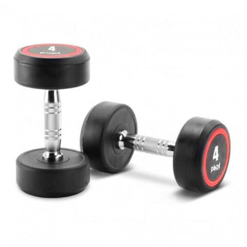 Shop the Pro Round Head Rubber Dumbbell 4kg pair for versatile strength training. Durable, ergonomic grip, perfect for home gyms or professional fitness routines