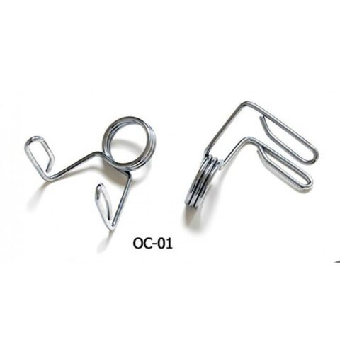 Secure your weight plates with Olympic Spring Collars. Designed for 2-inch barbells, these durable, easy-to-use collars ensure safety and stability during intense strength training exercises