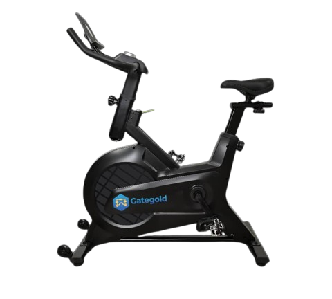 Achieve your fitness goals with the Spin Bike. Designed for intense, low-impact cardio workouts, it provides adjustable resistance, a smooth ride, and comfort to help you boost endurance, burn calories, and improve cardiovascular health