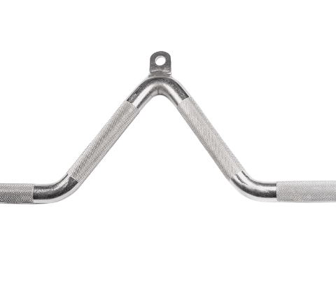 Shop the Pro Multi-Purpose V-Shape Bar for a versatile, ergonomic lifting experience. Ideal for targeting your back, shoulders, and arms with exercises like triceps pushdowns, rows, and more. Designed for durability and comfort, perfect for home and commercial gyms.