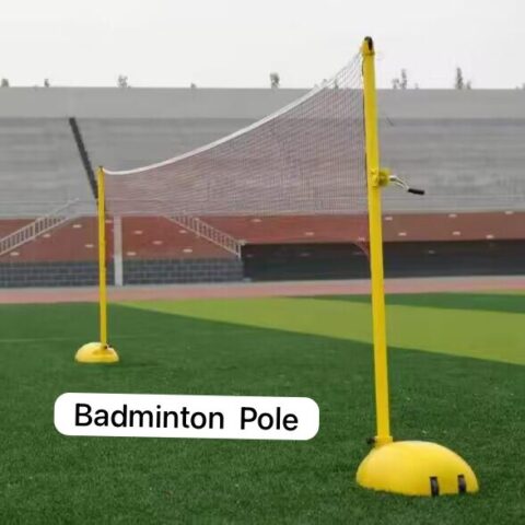 Enjoy a fun and active game with the Badminton Stand with Net. Easy to set up and durable, it's perfect for indoor or outdoor play, promoting cardio fitness, coordination, and recreational enjoyment for all ages