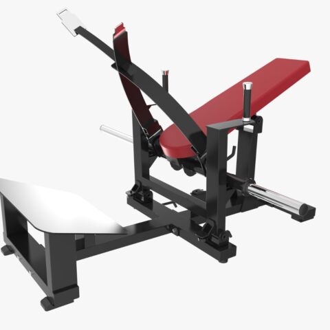 Hip Thrust/Glute Builder machine for targeted lower-body training. Safely builds glute strength with ergonomic padding, adjustable resistance, and compact, stable design