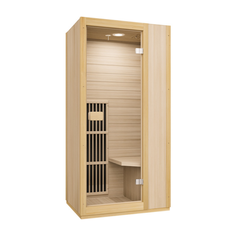 Experience personal wellness with a One-Person Infrared Sauna—compact, energy-efficient, and designed for deep heat therapy, detox, and relaxation in the comfort of your home