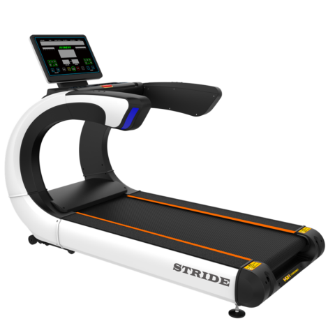 Durable commercial treadmill designed for high-traffic gyms. Features powerful motor, advanced shock absorption, and customizable settings for a premium workout experience.