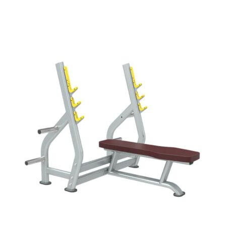 Build strength and muscle with the Olympic Flat Bench — sturdy, durable, and designed for flat presses. Ideal for bench presses and other core exercises in home or commercial gyms