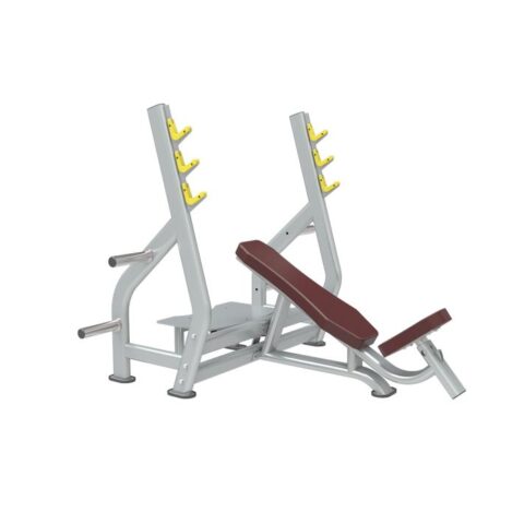 Maximize upper body strength with the Olympic Incline Bench — built for stability and comfort, perfect for incline presses and targeting chest, shoulders, and triceps in any gym setting