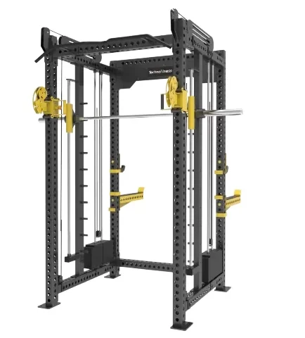 Shop the Multi-Function Smith Machine for a complete strength training solution. Combining a Smith bar, cable system, and multiple attachments, it's perfect for squats, bench press, pull-ups, and more. Ideal for home gyms and professional fitness centers