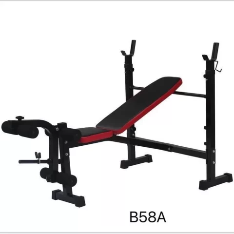 Maximize your strength training with our versatile Weight Bench. Perfect for a variety of exercises, it features adjustable settings for flat, incline, and decline positions, offering support and stability for your home gym workouts