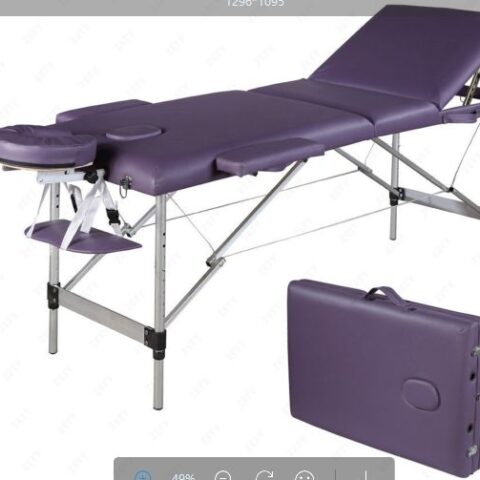 "Experience ultimate relaxation with our Massage Table — designed for comfort, stability, and durability. Ideal for professional therapists or home spa use, ensuring a soothing massage experience