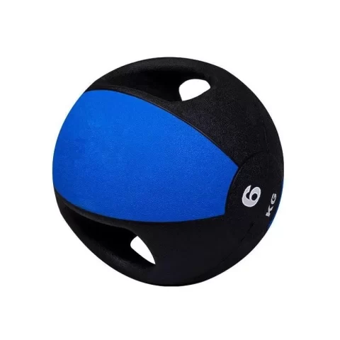 Boost your workouts with a medicine ball with handles. Perfect for strength, core, and functional training, it offers secure grip and versatility for a wide range of dynamic exercises