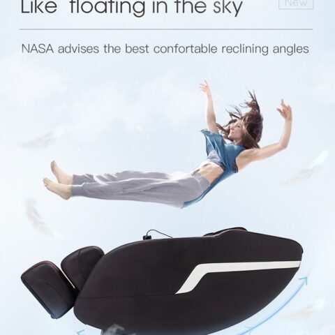 Experience luxury and relaxation with the Executive Massage Chair in Coffee/Black. Perfect for home or office use, offering customizable massage options for ultimate comfort