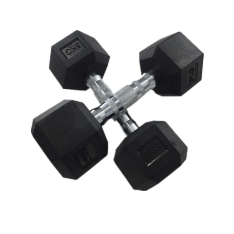 Shop durable hex dumbbells for strength training and home workouts. Non-slip grip, solid cast-iron core, and anti-roll design for safe, effective lifts