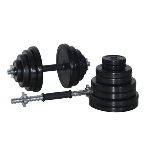 Shop the Deluxe Dumbbell Kit for versatile strength training. Includes a range of weights, durable construction, and ergonomic grips, perfect for home gyms or fitness enthusiasts