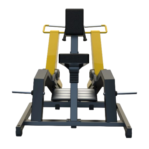 Individual performing a rowing exercise, holding a dumbbell or barbell with both hands, pulling the weight towards their torso while maintaining a strong posture, targeting the back, shoulders, and arms