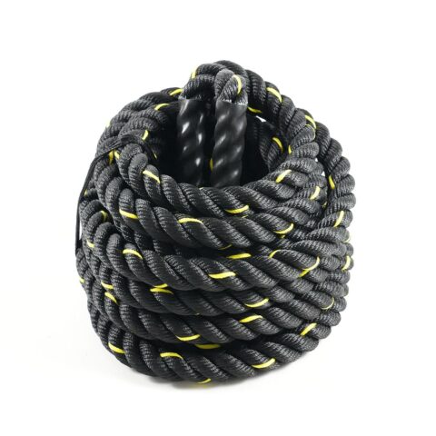 Durable Battle Rope for intense full-body workouts, ideal for improving strength, endurance, and cardiovascular fitness.