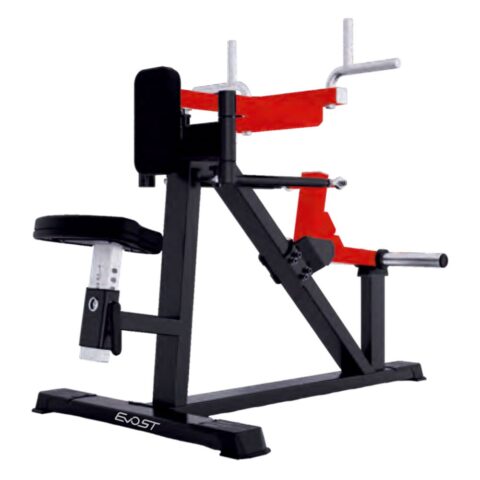 Person sitting on a bench, holding dumbbells in each hand, with arms extended out to the sides at shoulder height, performing a seated deltoid fly to target the shoulder muscles.