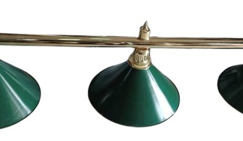 Enhance your game room with the SKL-3 Premium Snooker/Billiard Table Lighting. This stylish 3-bulb set offers bright, even illumination for perfect visibility and professional gameplay