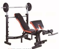 WB15003 Heavy Weight Bench + 50kg Iron Plates