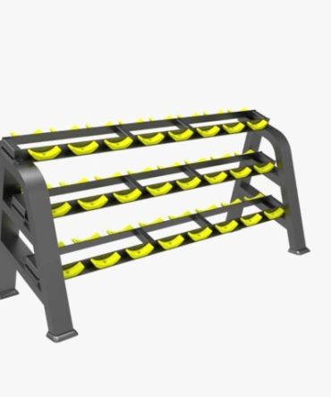 DFT667 Beauty Dumbbell Rack 3-Tier (Techno Fitness Brand)